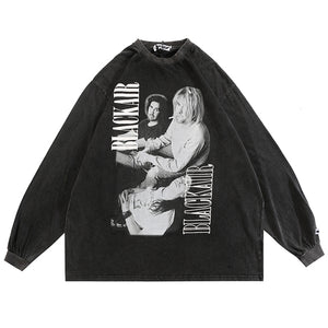 Nirvana Bleach Black Air Long Sleeve Shirt XanacityToronto