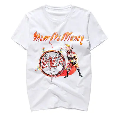Slayer - Show No Mercy T-shirt White