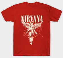 Nirvana In Utero Paint Splash T-Shirt Red
