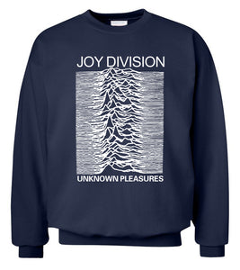 Joy Division - Unknown Pleasure Crew neck dark blue