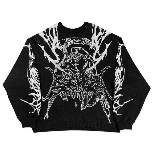Phantom Punk Goth Boi Knitted Sweater XanacityToronto