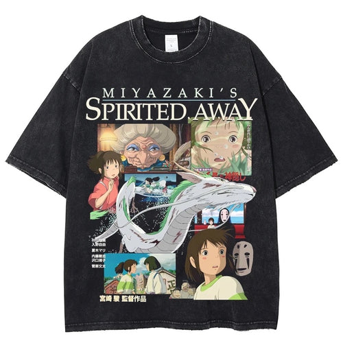 Miyazaki’s Spirited Away Classic Anime Movie T-Shirt XanacityToronto