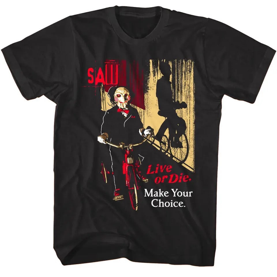 Saw Live Or Die Classic Horror Movie T-Shirt XanacityToronto
