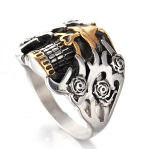 Demon Ring Skull Rose Retro Gothic Punk Single Rings for Men Fashion Jewelry Gift Single Accessories XanacityToronto