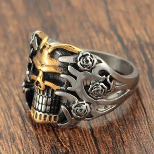 Demon Ring Skull Rose Retro Gothic Punk Single Rings for Men Fashion Jewelry Gift Single Accessories XanacityToronto