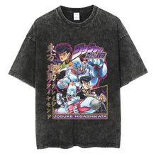 JoJo Bizarre Adventure Josuke Higashikata Washed Anime T-Shirt XanacityToronto