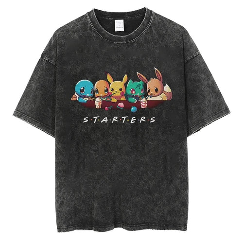 Poké Starters Friends Parody T-Shirt XanacityToronto