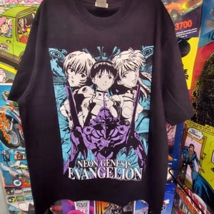 Double Sided Evangelion Anime T-Shirt XanacityToronto