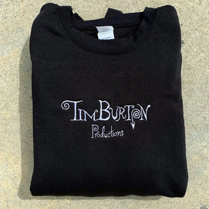 Tim Burton Production Letters Embroidered Crewneck Sweatshirt Xanacity Toronto