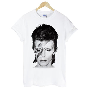 David Bowie 70's Bolt T-shirt White
