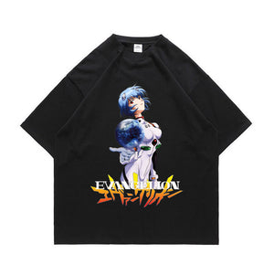 Ayanami Rei EVA Oversized Anime T-Shirt XanacityToronto