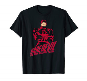 Daredevil Superhero Man Without Fear Graphic T-Shirt XanacityToronto