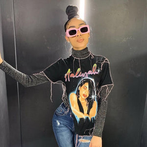 2pac & Aaliyah Ripped Tops - Classic Hip Hop Streetwear XanacityToronto