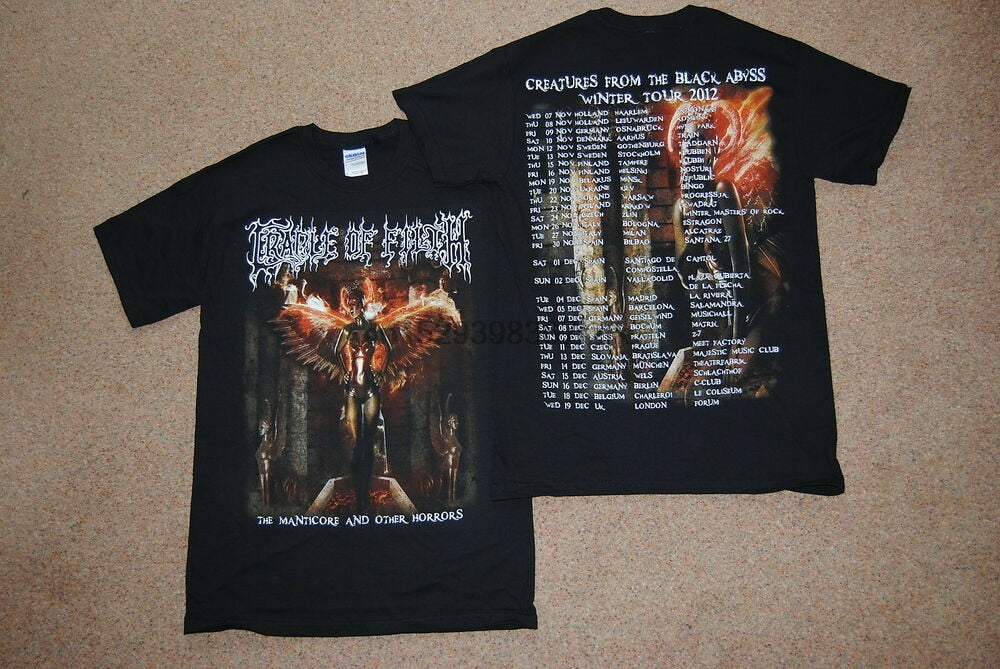 CRADLE OF FILTH CREATURES FROM BLACK ABYSS T-SHIRT Xanacity Toronto
