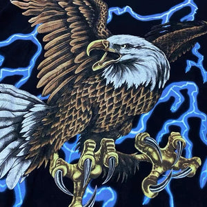 Lightning Eagle Graffiti Tie-Dye T-shirt XanacityToronto