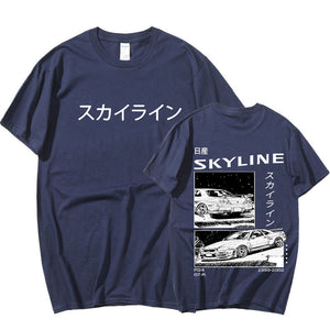 Anime Initial D R34 Skyline GTR T-Shirt Xanacity Toronto