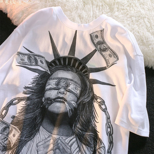 Lady Liberty Hip hop T-shirt Xanacity Toronto