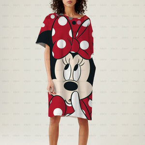 Disney Mickey Minnie Women's Summer Beach Mini Dress Xanacity Toronto
