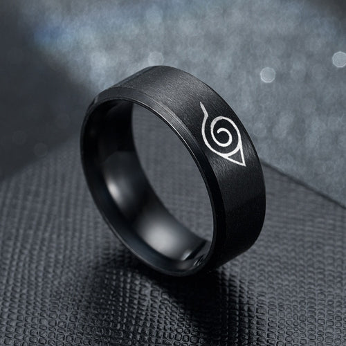 Naruto Leaf Ring Konoha Uzumaki Anime Jewelry Cosplay Women Men Gifts Xanacity Toronto