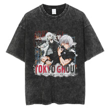Anime Washed Ripped Demon Slayer, Tokyo Ghoul and Bleach T-Shirts Xanacity Toronto