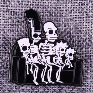 Simpson family skulls Badge XanacityToronto