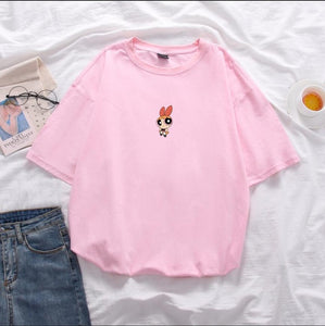 Power Puff Girls T Shirt pink-357