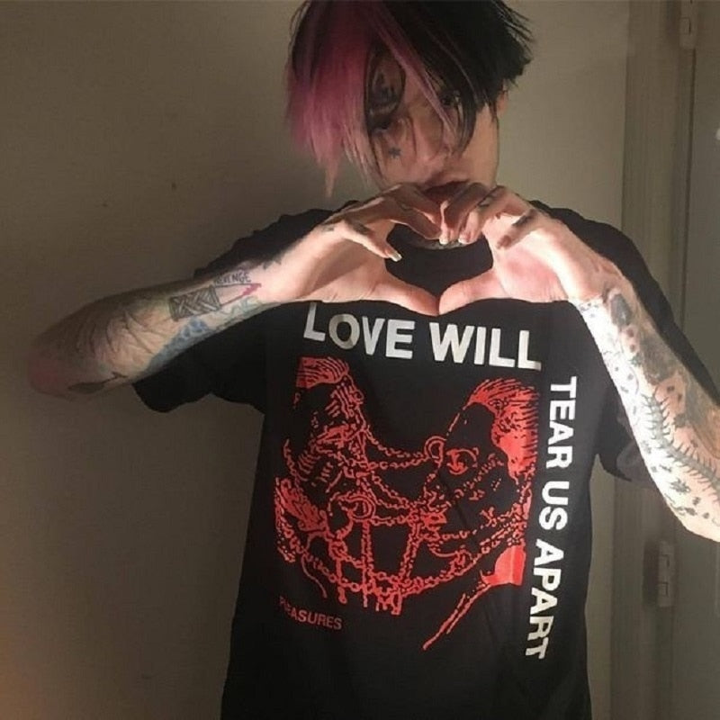 Lil Peep - Love Will Tear Us Apart T shirt