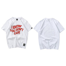 I Know You Dont Care T-shirt A18717 White