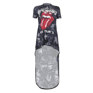 Rolling Stones Bleached T-Shirt Dress