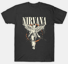 Nirvana In Utero Paint Splash T-Shirt Dark Grey