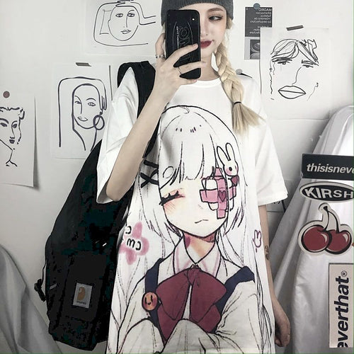 Anime Girl T-Shirt Oversized XanacityToronto