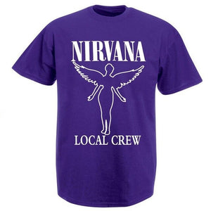Nirvana Shirt Vintage tshirt 1993 In Utero Local Crew Tee Kurt Cobain Grunge.. XanacityToronto