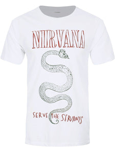 Nirvana T-shirt Serpent Snake Men's White XanacityToronto