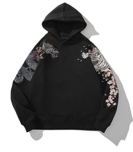 All Over Embroidered Traditional Legend of The Phoenix Pullover Hoodie XanacityToronto