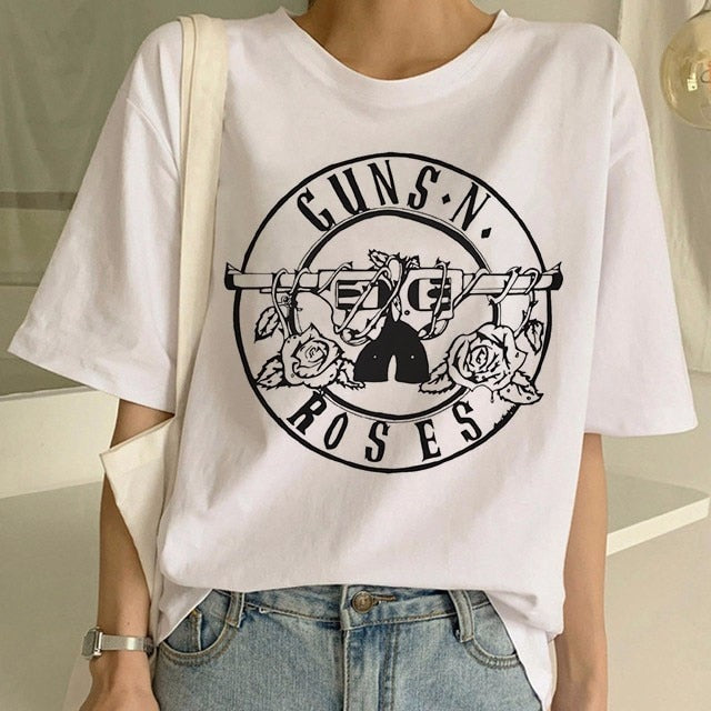 Guns N Roses Black & White T-Shirt XanacityToronto