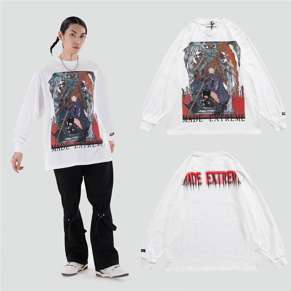 Harajuku Samurai Made Extreme Long Sleeve T-Shirt XanacityToronto