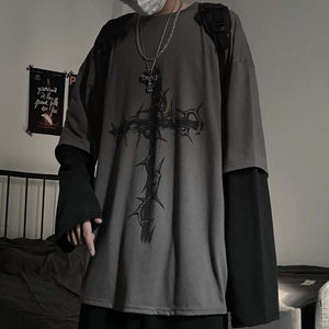 Dark Cross Long-sleeved T-Shirt XanacityToronto