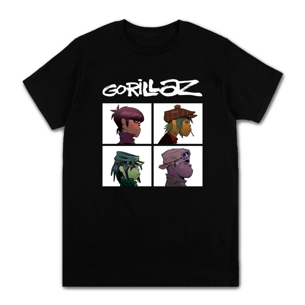Gorillaz T-shirt Rock Band Fashion XanacityToronto