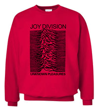 Joy Division - Unknown Pleasure Crew neck red 1