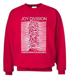 Joy Division - Unknown Pleasure Crew neck red