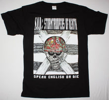 S.O.D. STORMTROOPERS OF DEATH - SPACE ENGLISH OR DIE T-SHIRT Black