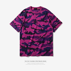 Camouflage T-shirts Purple