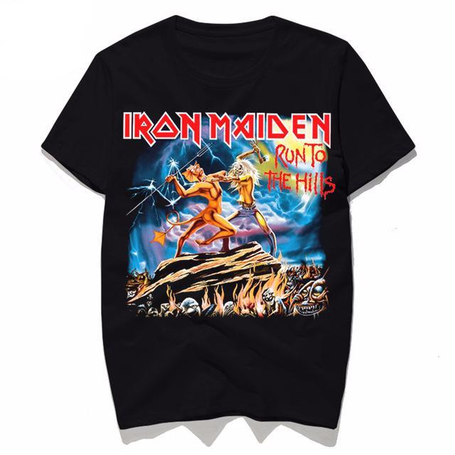Iron Maiden - Run To The Hills T-shirt Black