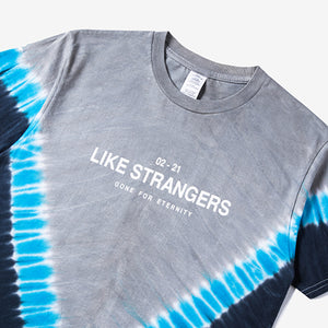 Like Strangers V-shaped Tie Dye T-shirt