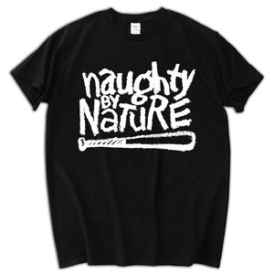 NAUGHTY BY NATURE - Big Logo T-shirt Black