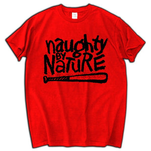 NAUGHTY BY NATURE - Big Logo T-shirt Red