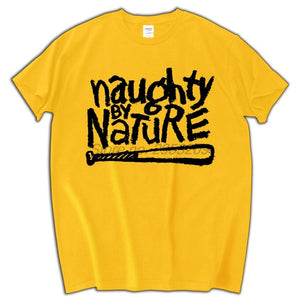 NAUGHTY BY NATURE - Big Logo T-shirt Yellow