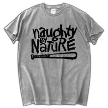 NAUGHTY BY NATURE - Big Logo T-shirt Grey