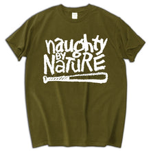 NAUGHTY BY NATURE - Big Logo T-shirt Army Green