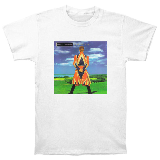 David Bowie - Earthling T Shirt White